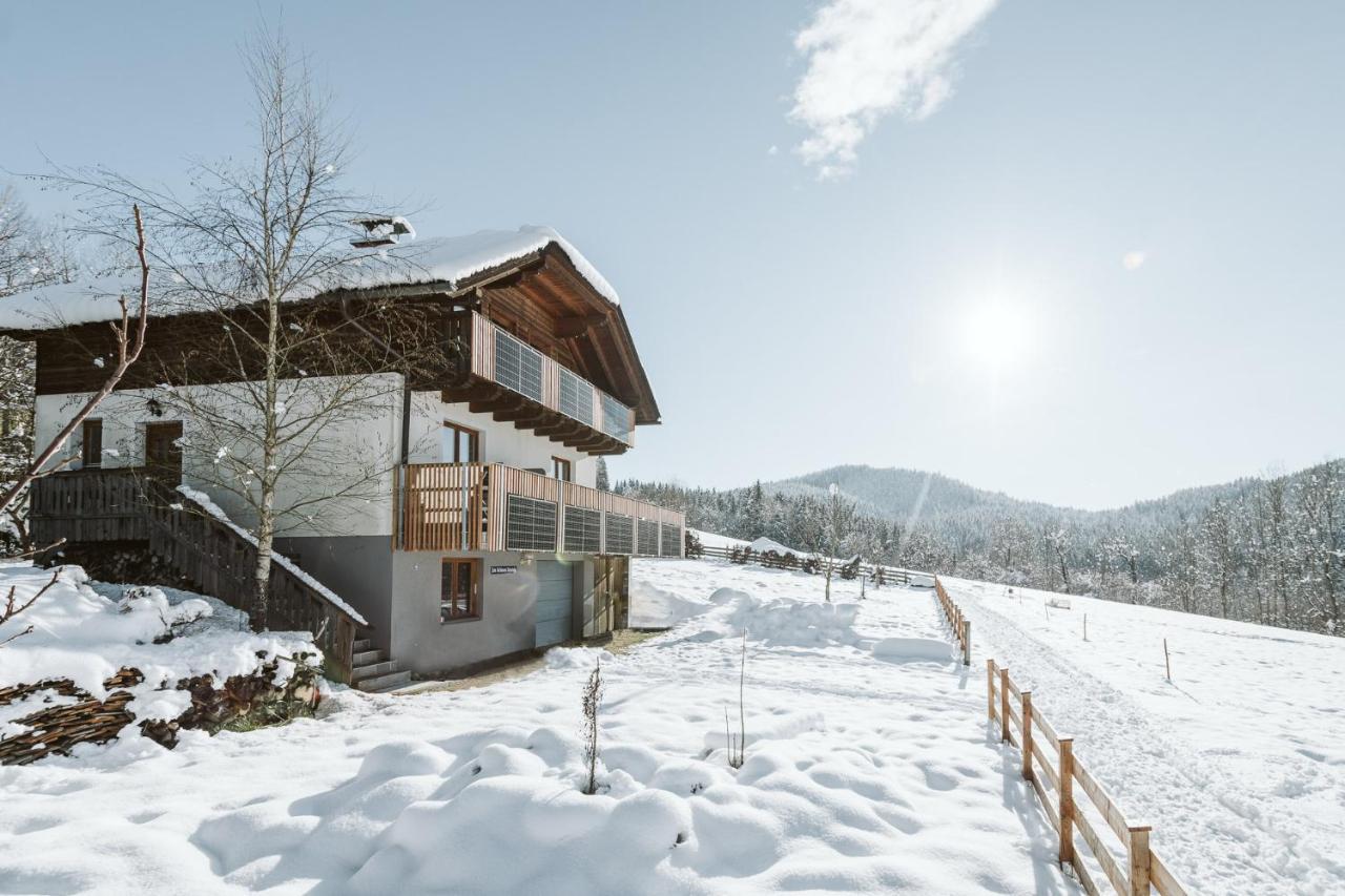 Mirnockahoi - Familienfreundliches Ferienhaus Fuer 4 Erwachsene, Maritimes Bergerlebnis, Panoramablick Von Terrasse Und Balkon, Carinthia, Millstaettersee Ferndorf Exterior photo