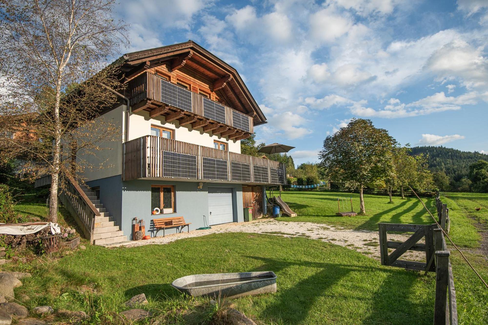 Mirnockahoi - Familienfreundliches Ferienhaus Fuer 4 Erwachsene, Maritimes Bergerlebnis, Panoramablick Von Terrasse Und Balkon, Carinthia, Millstaettersee Ferndorf Exterior photo